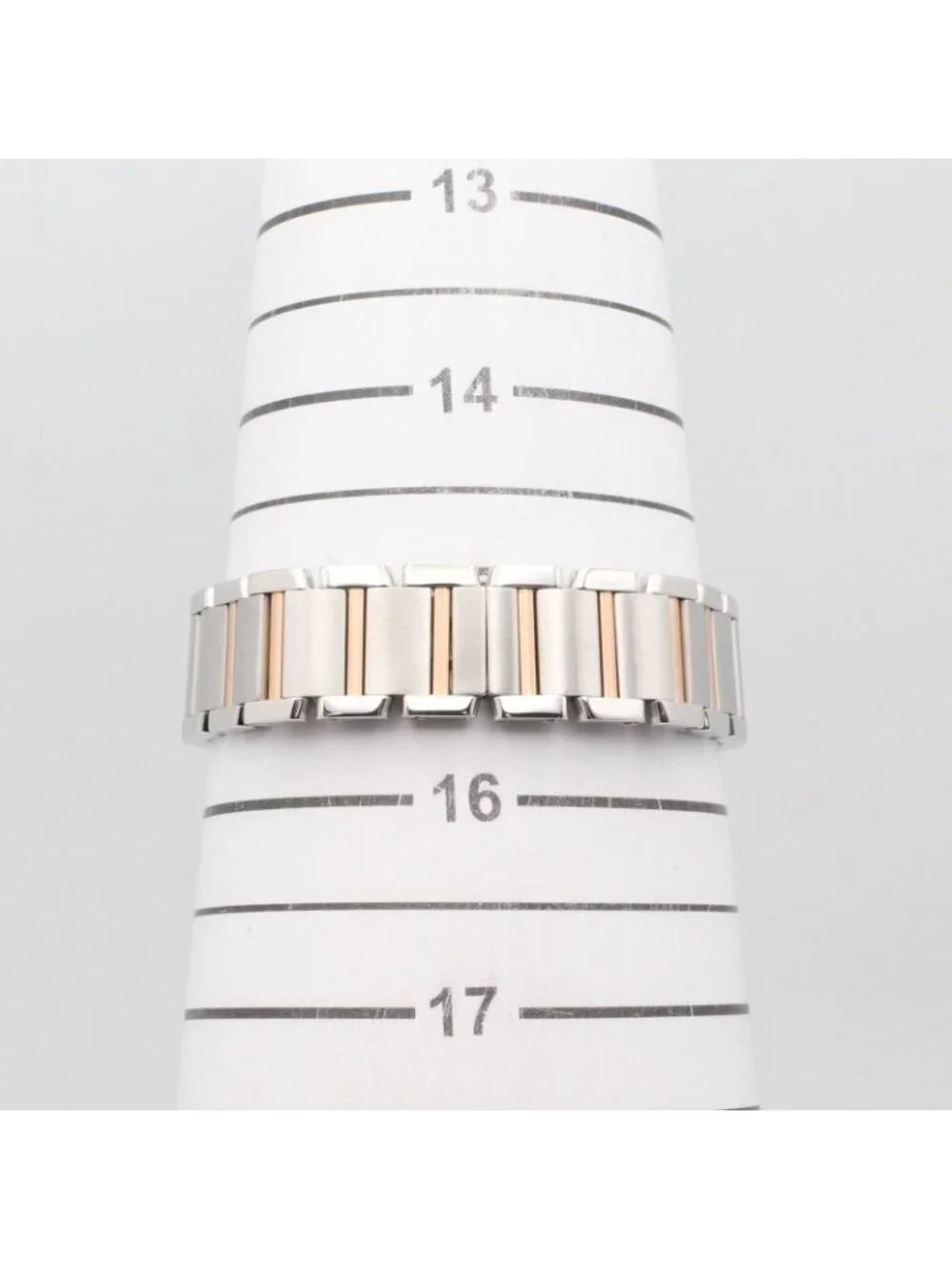 Cartier Watch Tank Francaise SM Pink Shell 18k Gold Stainless Steel